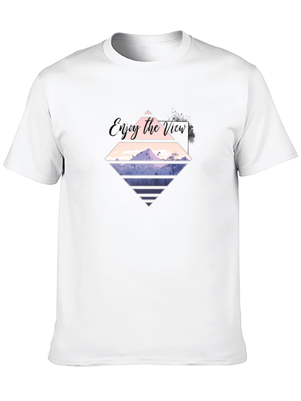 Enjoy the View Graphic Tee - Mens Black T-Shirt