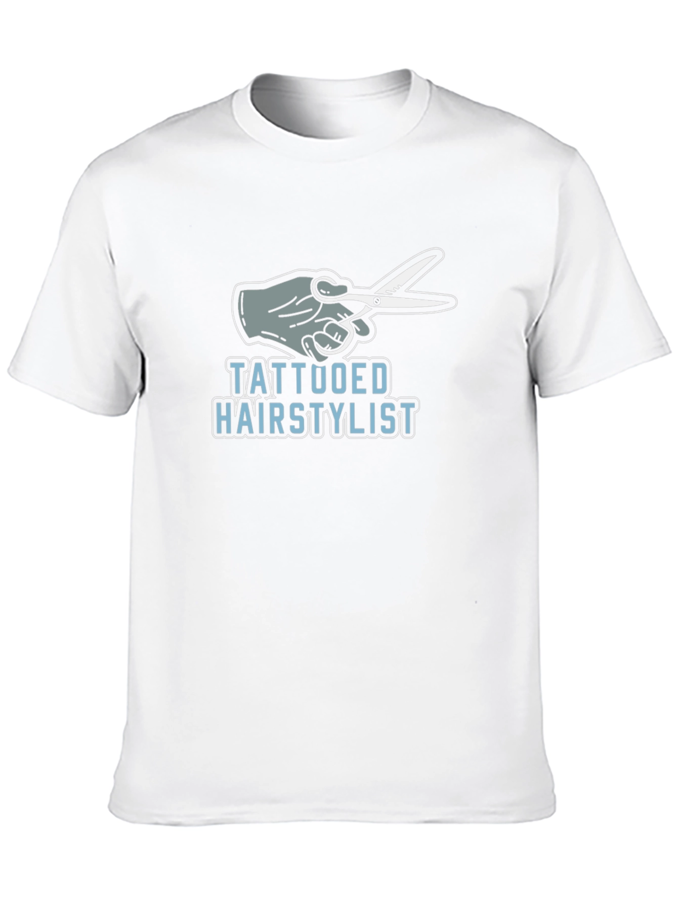 Tattooed Hairstylist Graphic Tee - Cool Barber T-Shirt