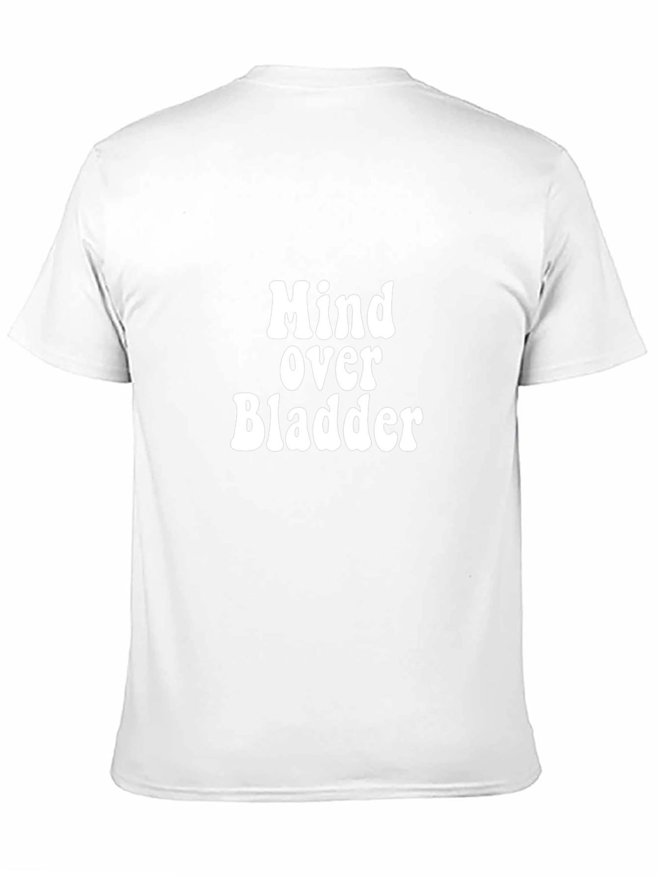 Mind Over Bladder Black Graphic T-Shirt