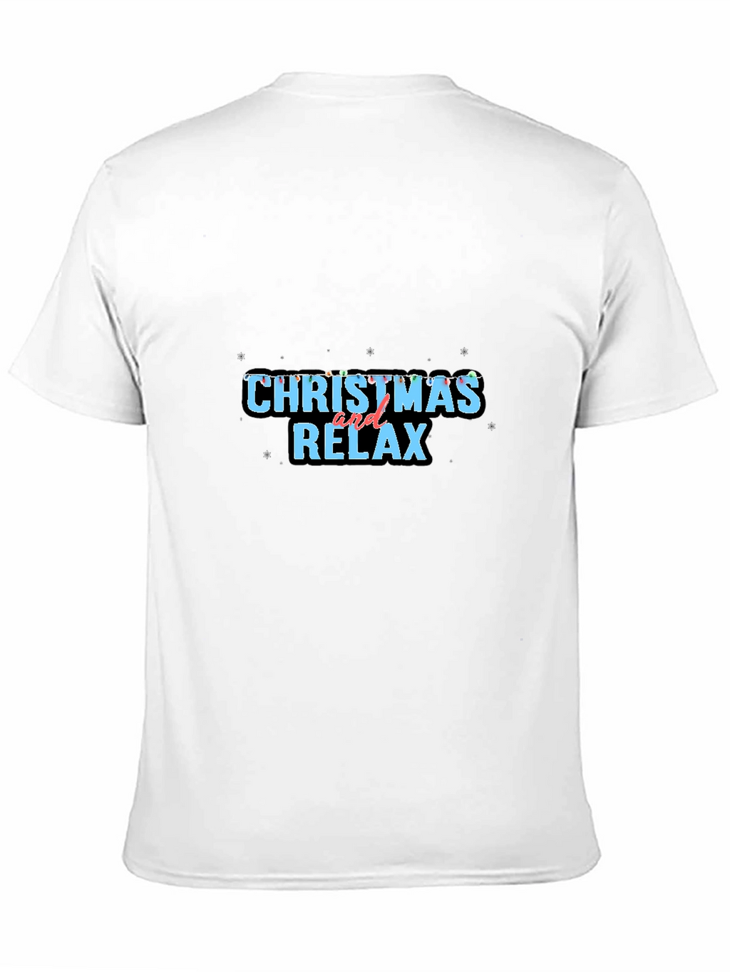 Christmas and Relax Black Tee