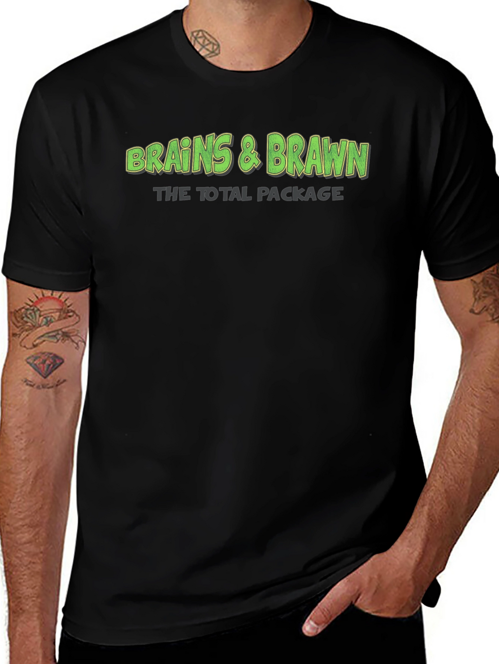 Brains & Brawn T-Shirt - The Total Package Tee
