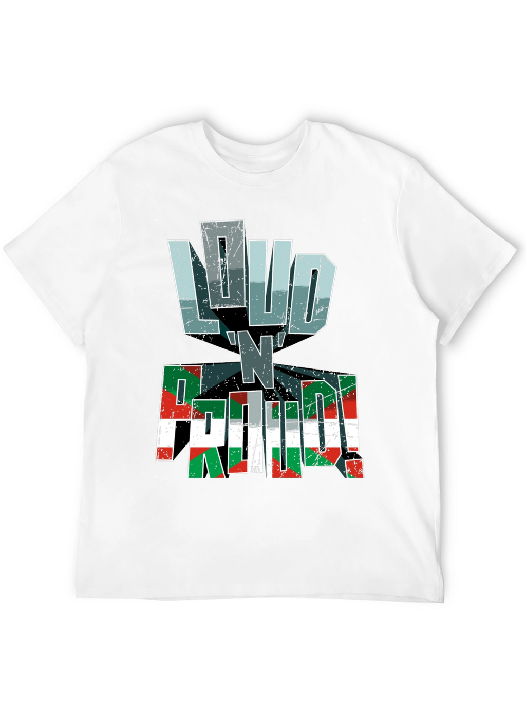 Loud N Proud Basque Flag T-Shirt