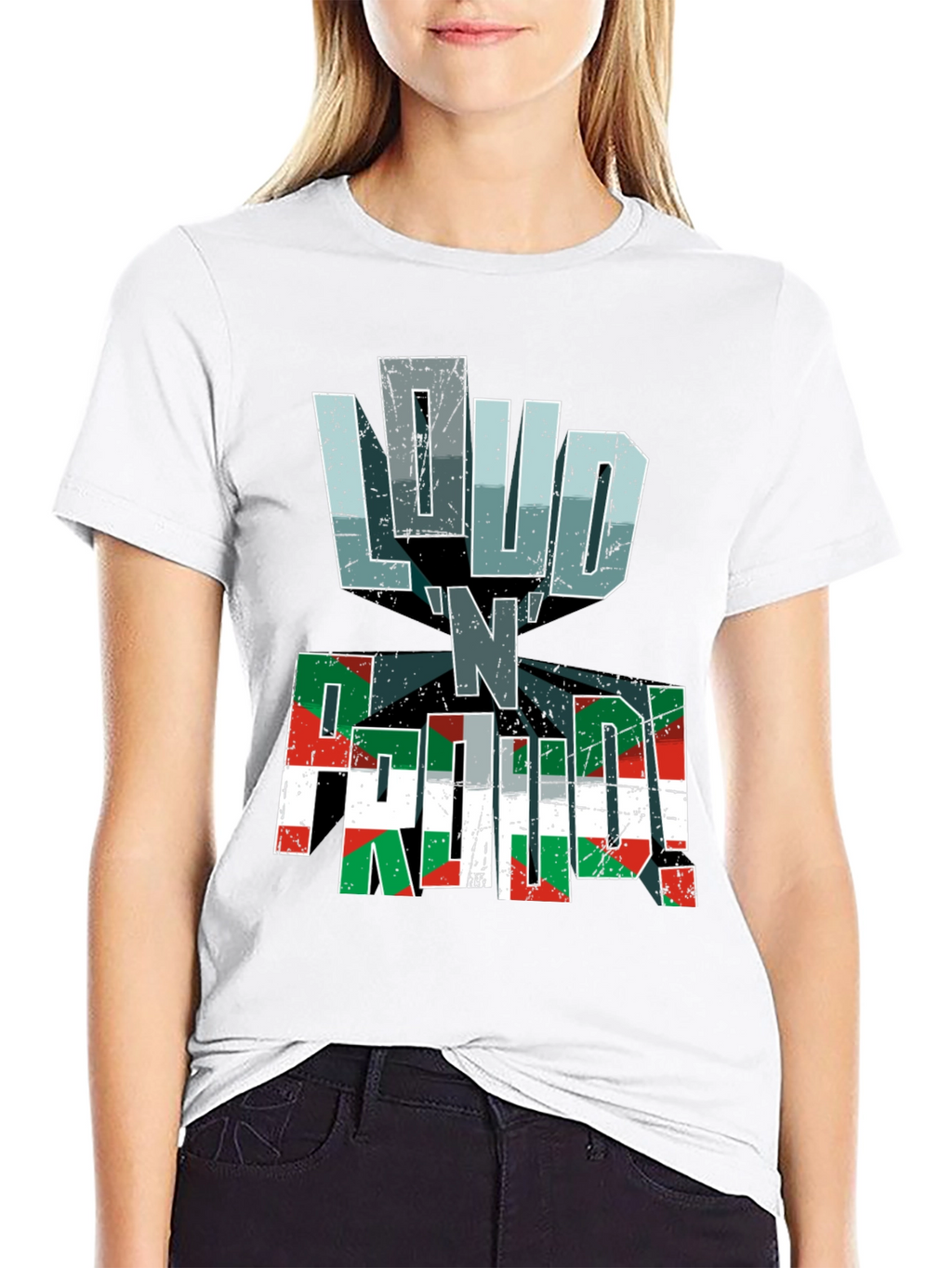 Loud N Proud Basque Flag T-Shirt