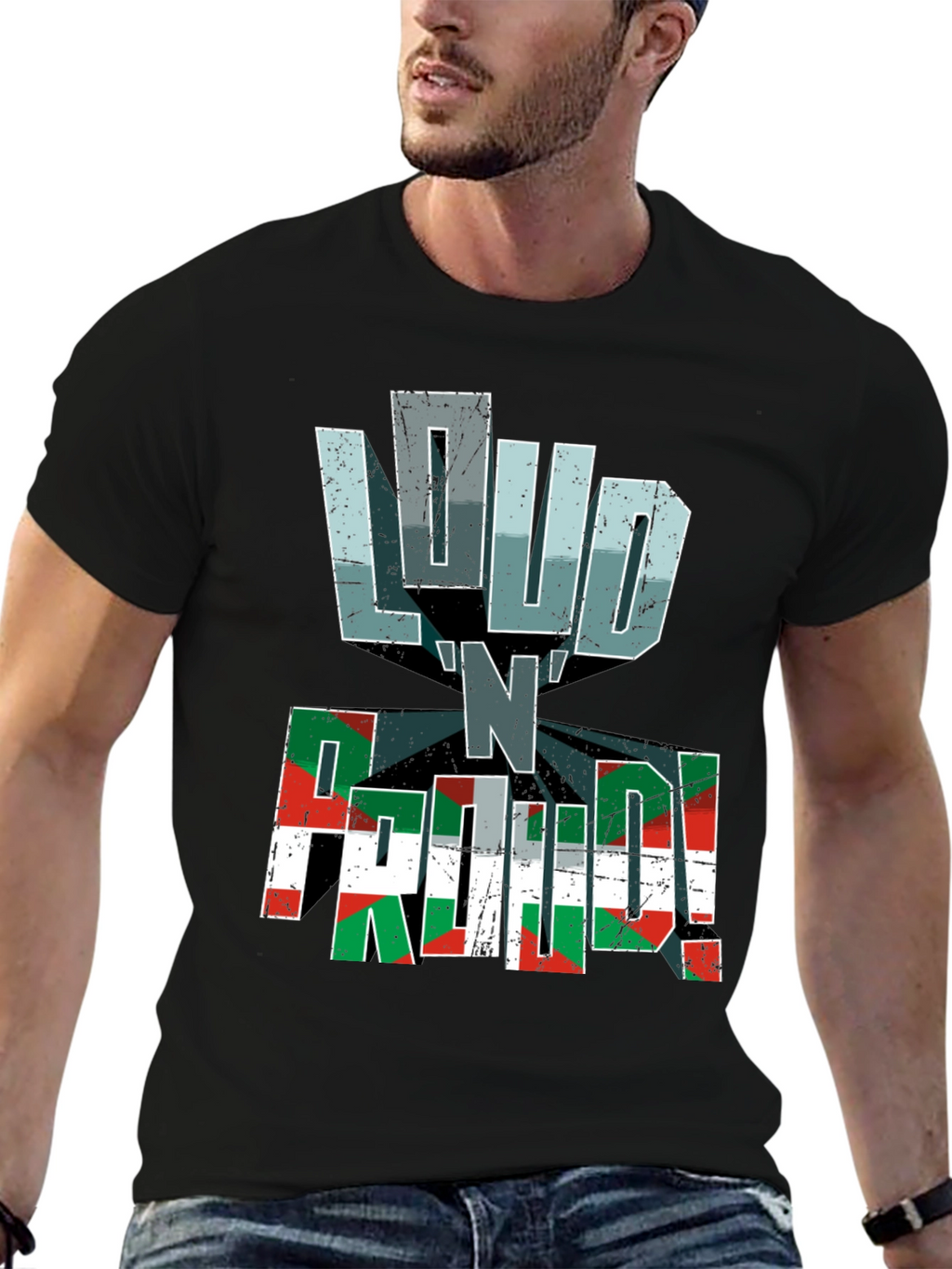Loud N Proud Basque Flag T-Shirt