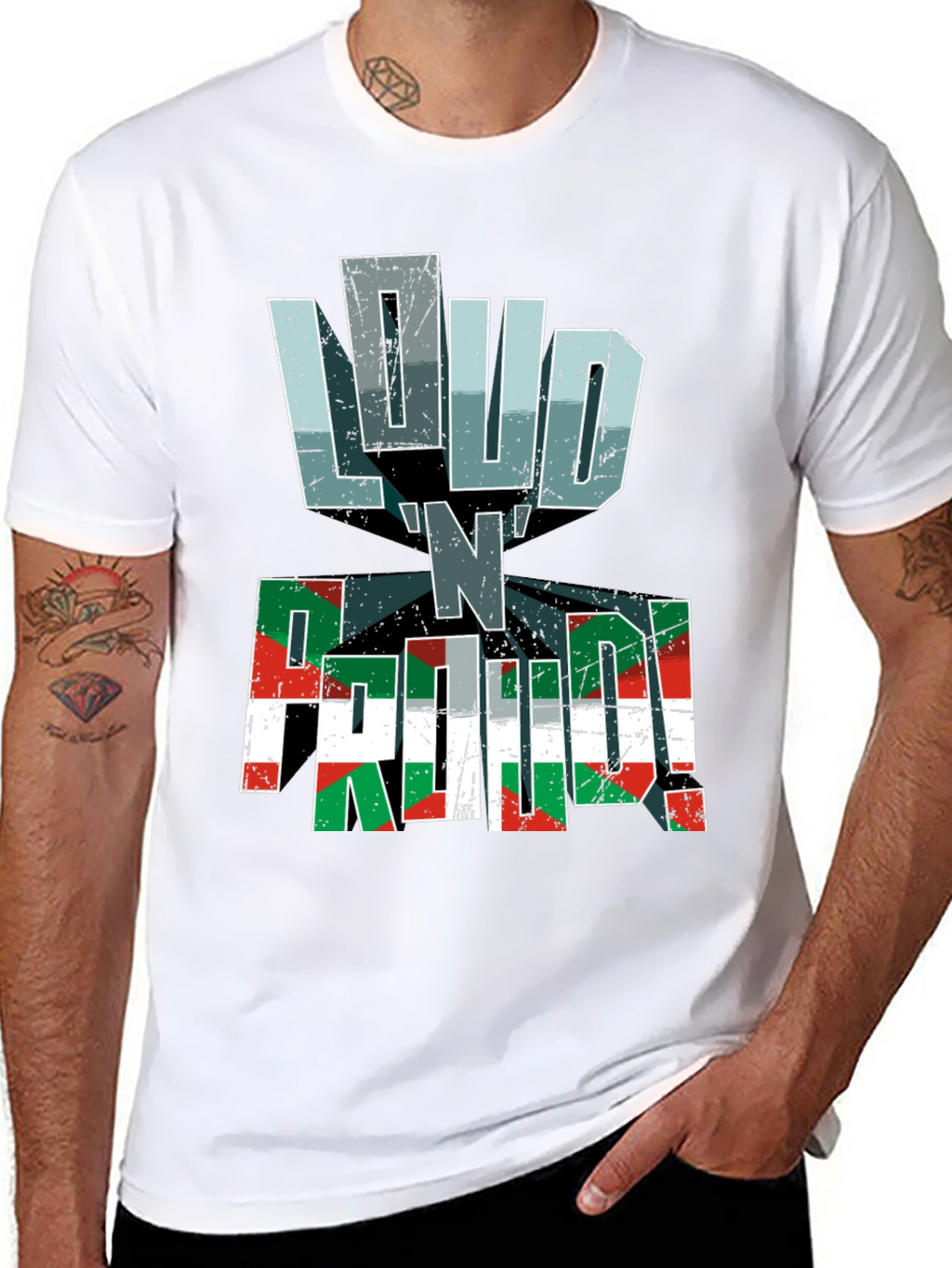 Loud N Proud Basque Flag T-Shirt