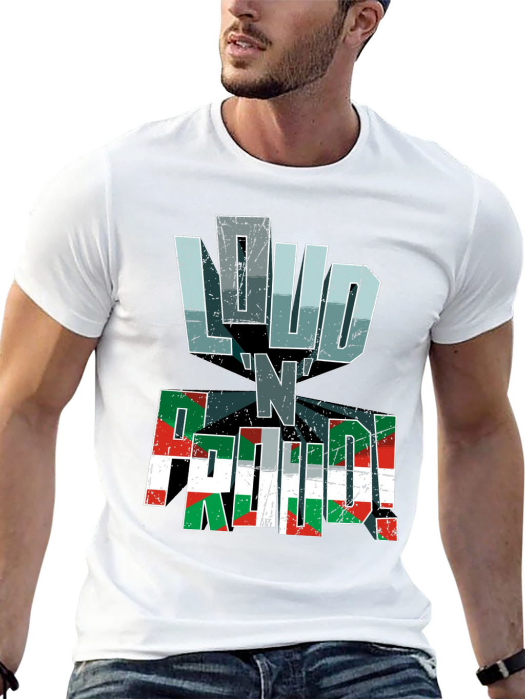 Loud N Proud Basque Flag T-Shirt