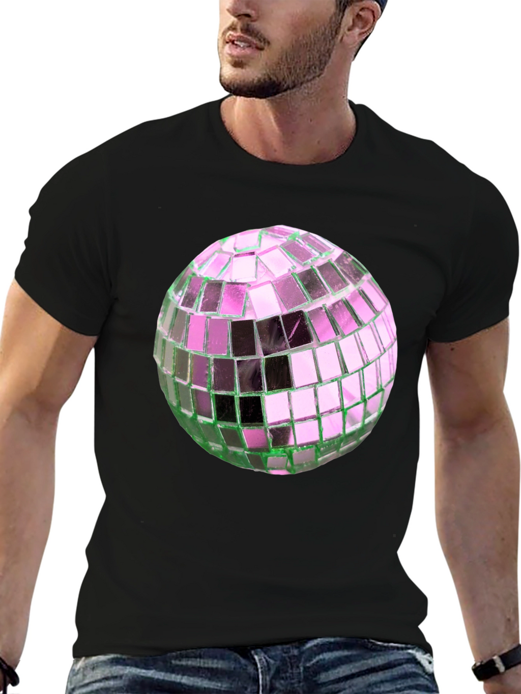 Disco Ball Graphic Tee - Party Ready Style