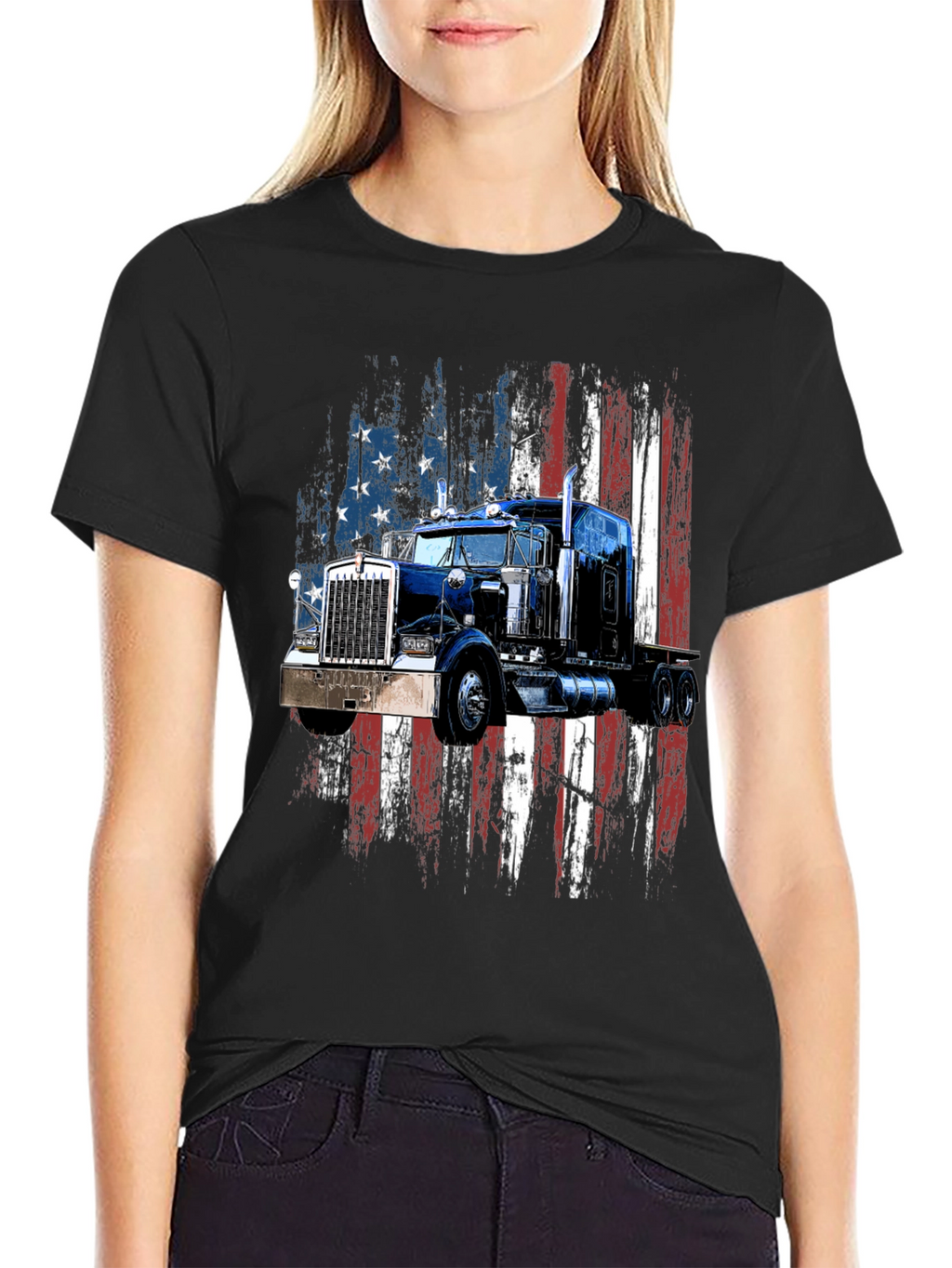 American Truck Graphic T-Shirt