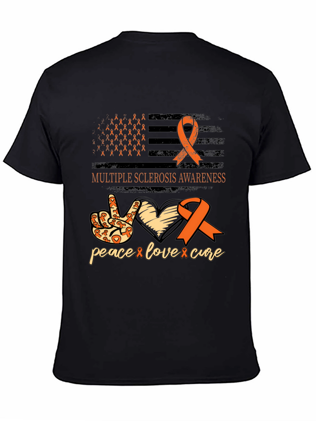 Multiple Sclerosis Awareness Ribbon T-Shirt