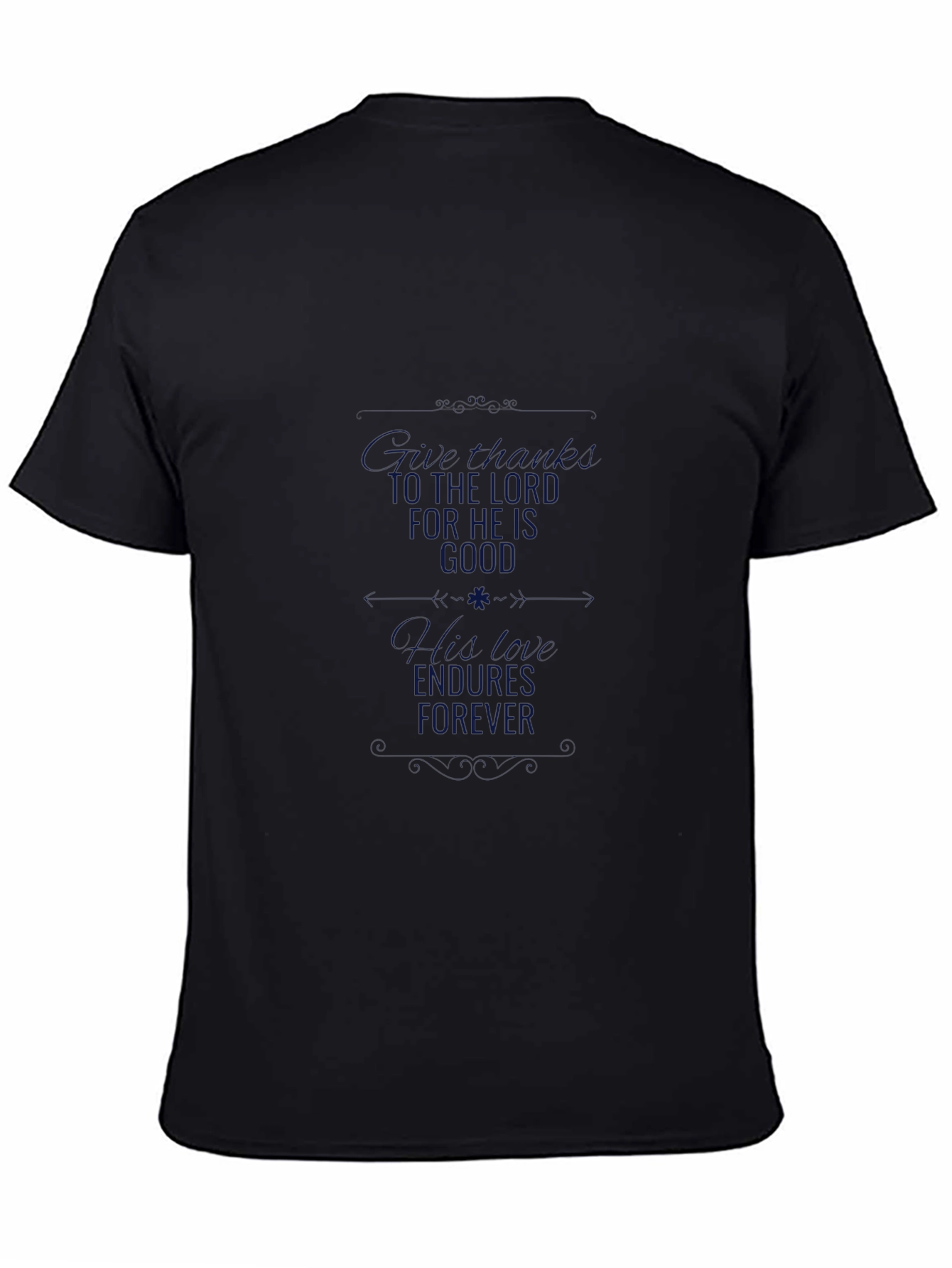 Mens Black T-Shirt with Goodness Graphic