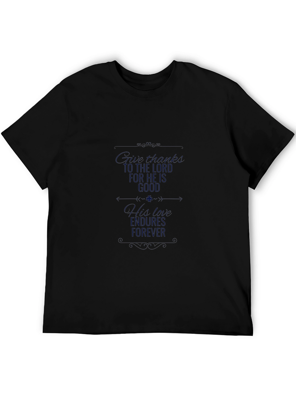 Mens Black T-Shirt with Goodness Graphic
