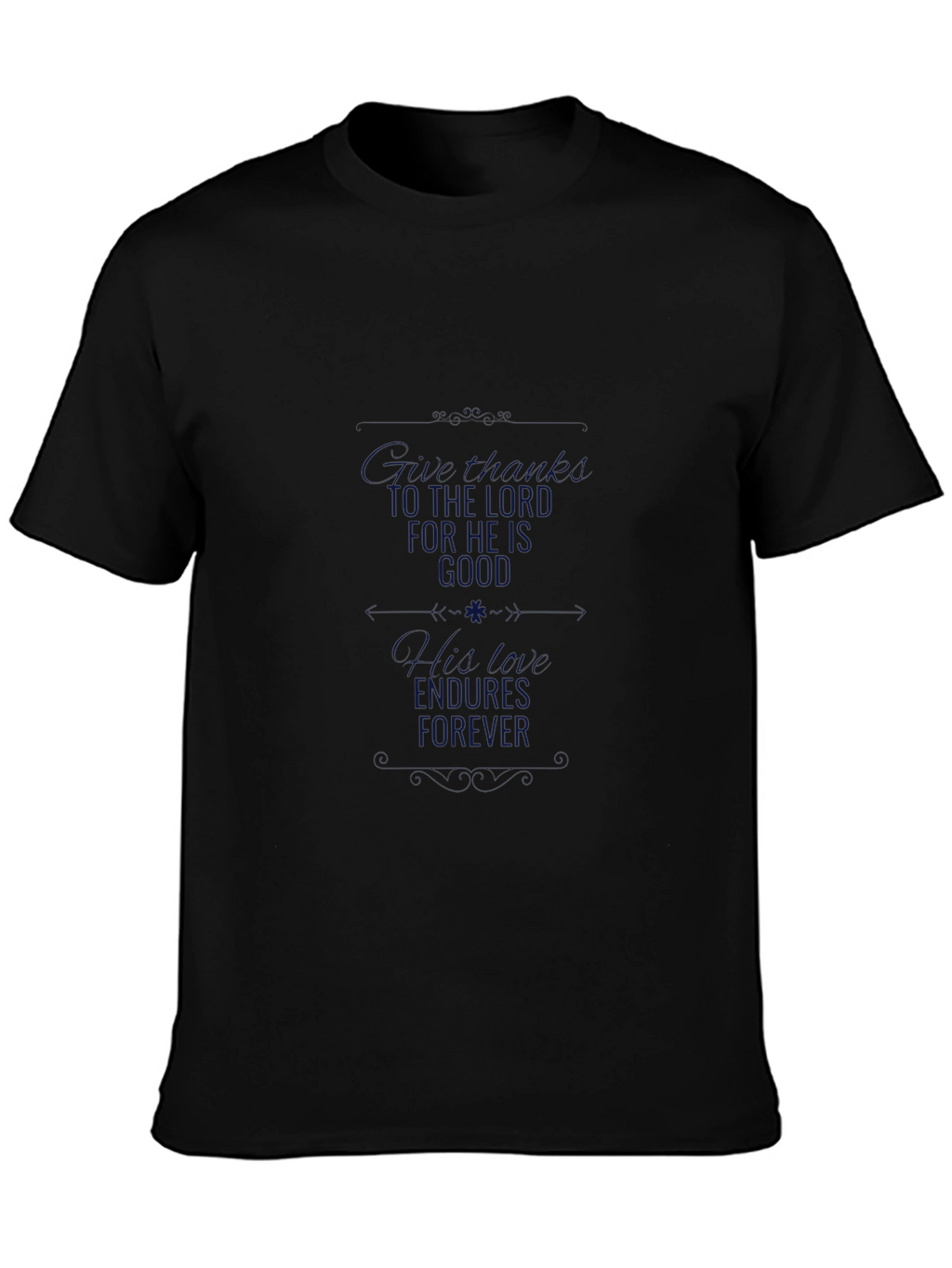 Mens Black T-Shirt with Goodness Graphic