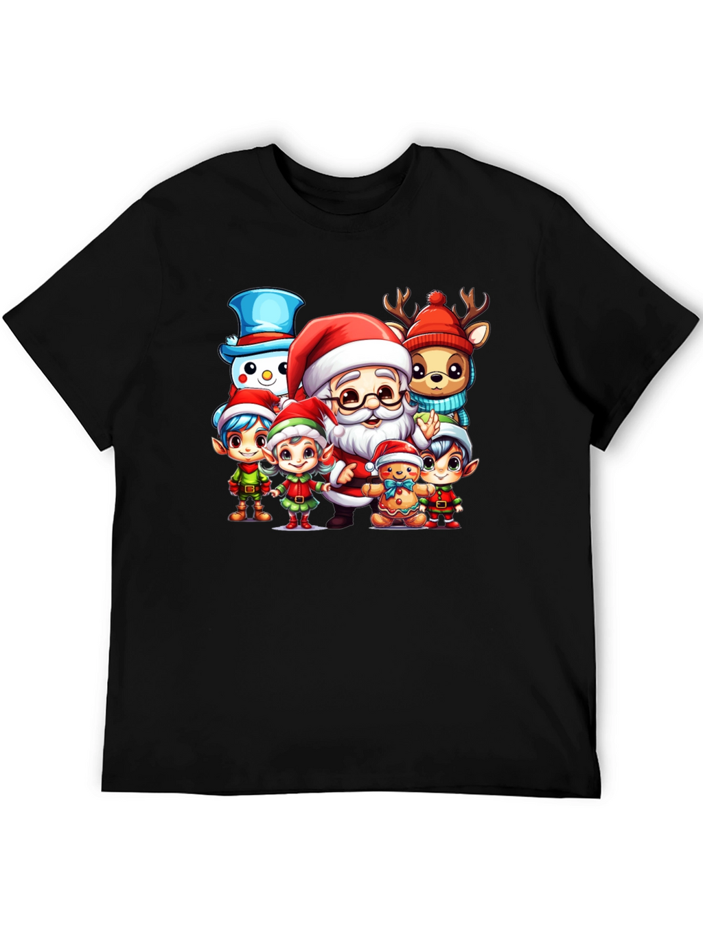 Festive Santa & Friends Graphic Tee
