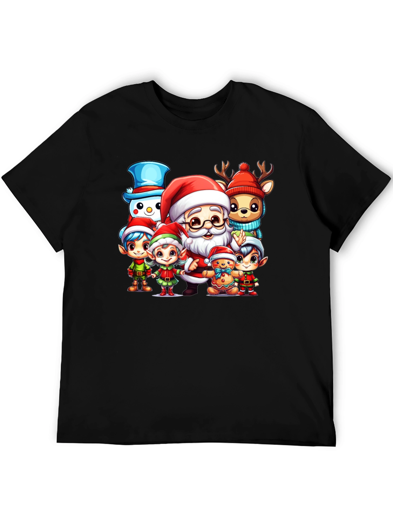 Festive Santa & Friends Graphic Tee