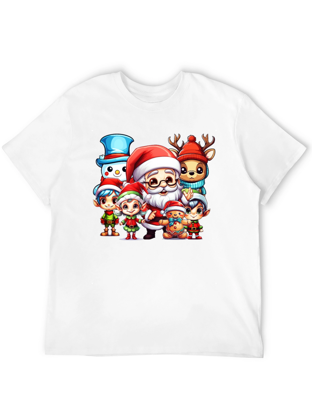 Festive Santa & Friends Graphic Tee