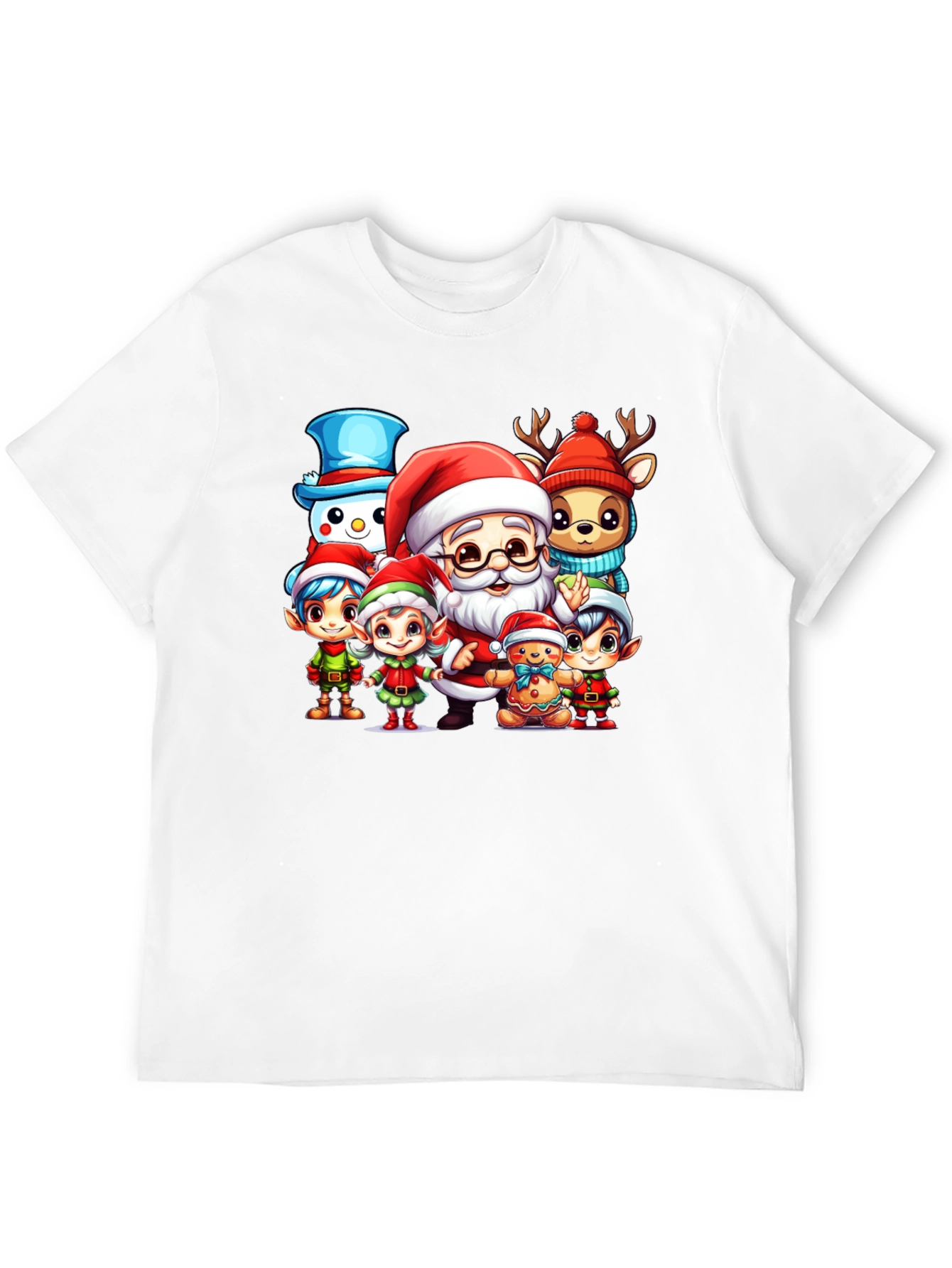 Festive Santa & Friends Graphic Tee