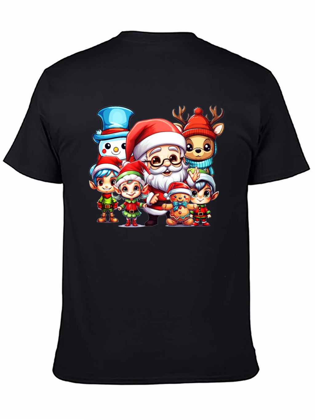 Festive Santa & Friends Graphic Tee