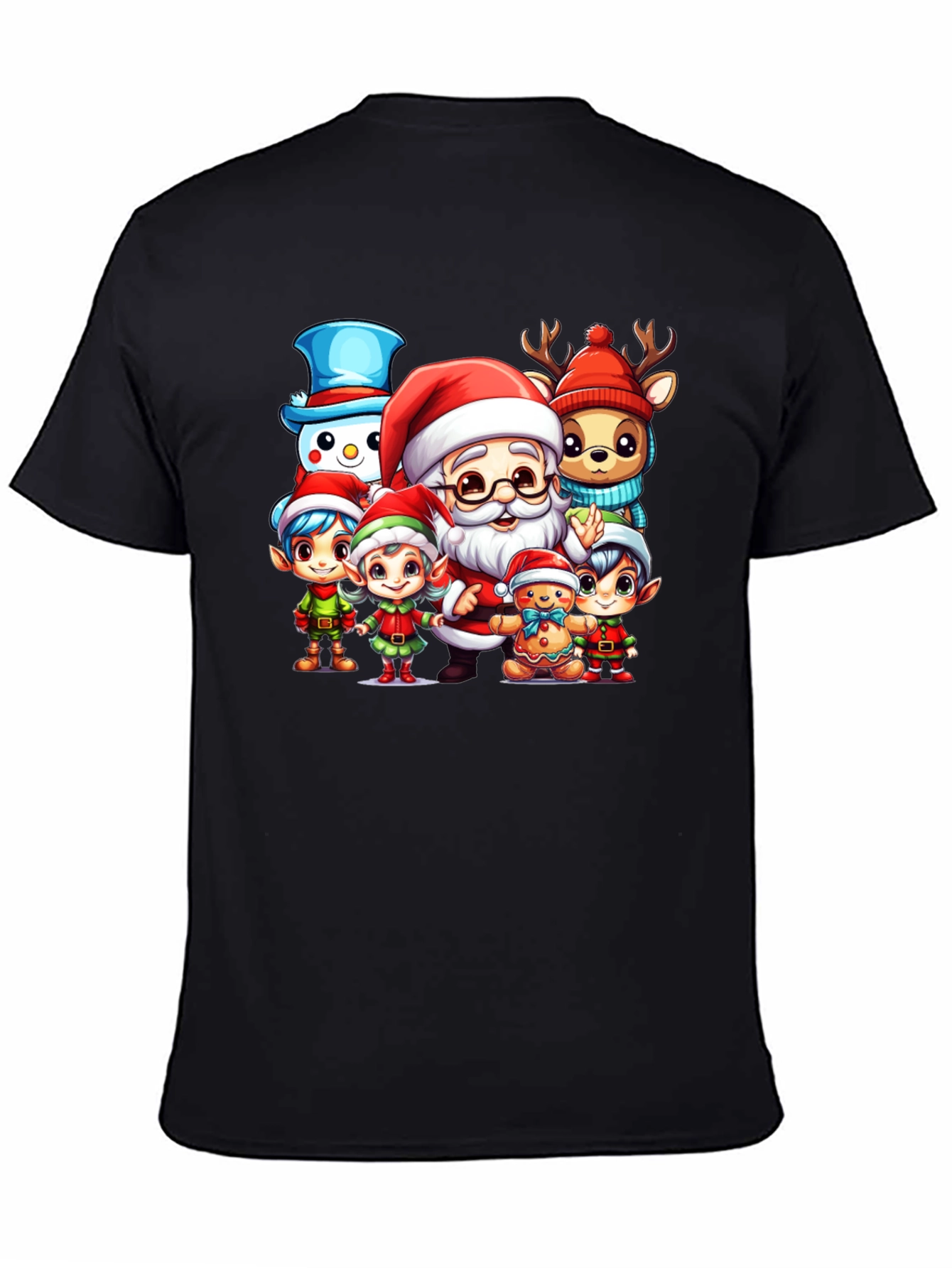 Festive Santa & Friends Graphic Tee