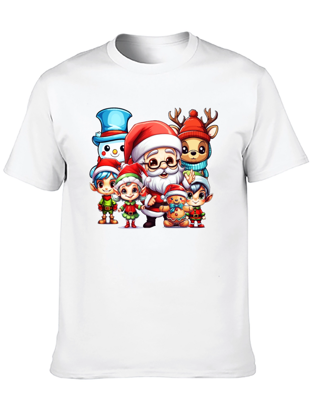 Festive Santa & Friends Graphic Tee