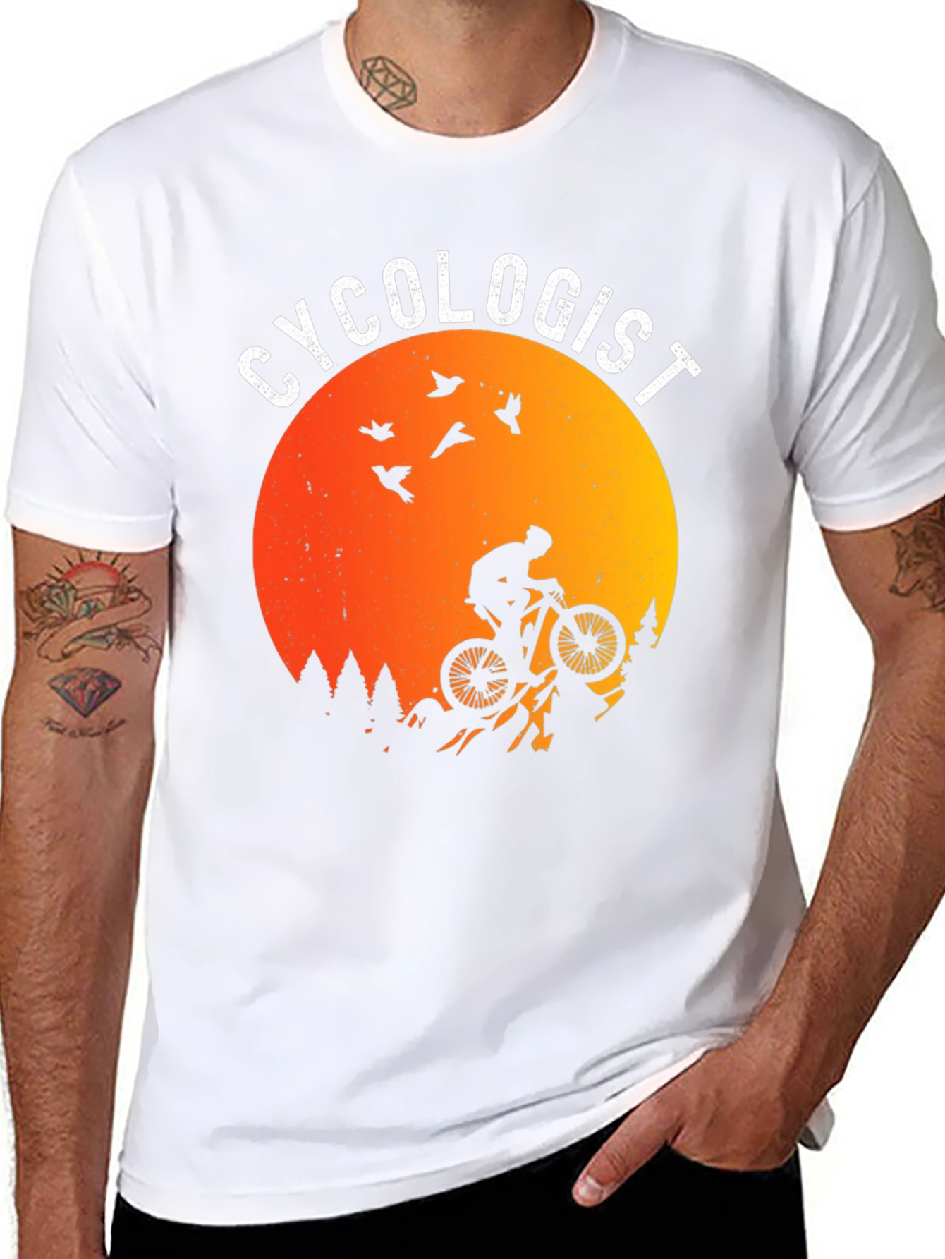 Cyclologist Graphic T-Shirt - Biking Enthusiast