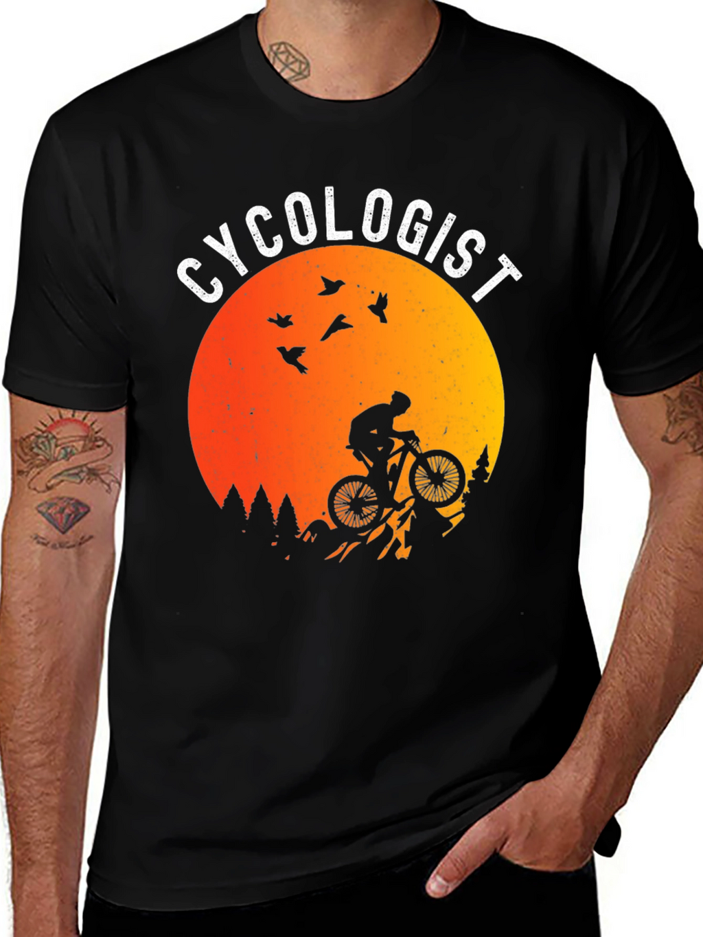 Cyclologist Graphic T-Shirt - Biking Enthusiast