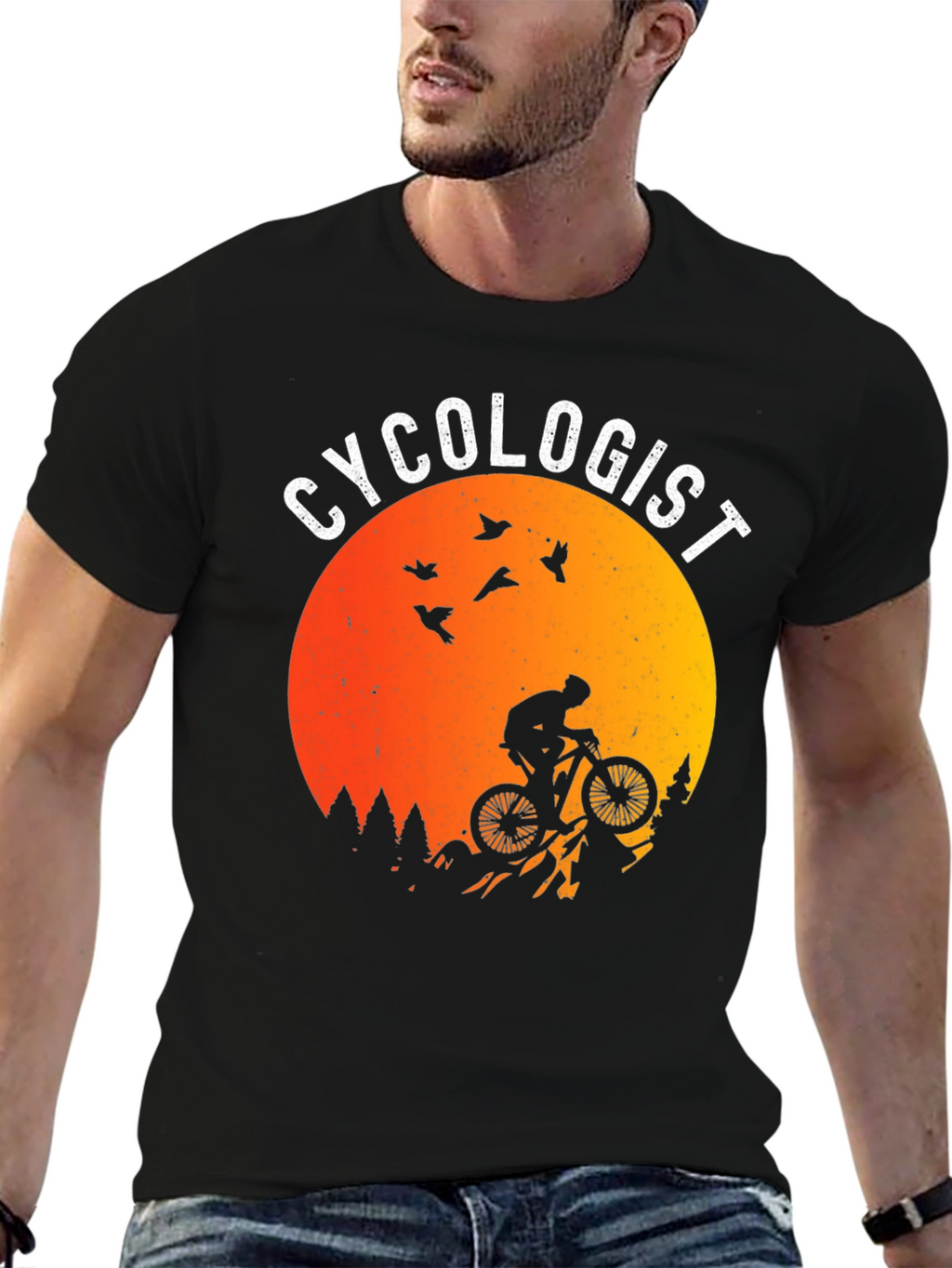 Cyclologist Graphic T-Shirt - Biking Enthusiast
