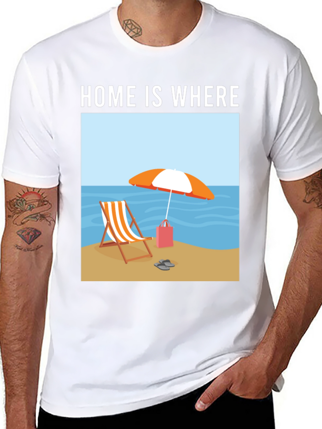 Home is Where the Beach Is T-Shirt