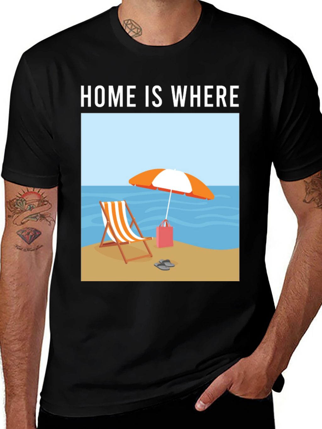 Home is Where the Beach Is T-Shirt