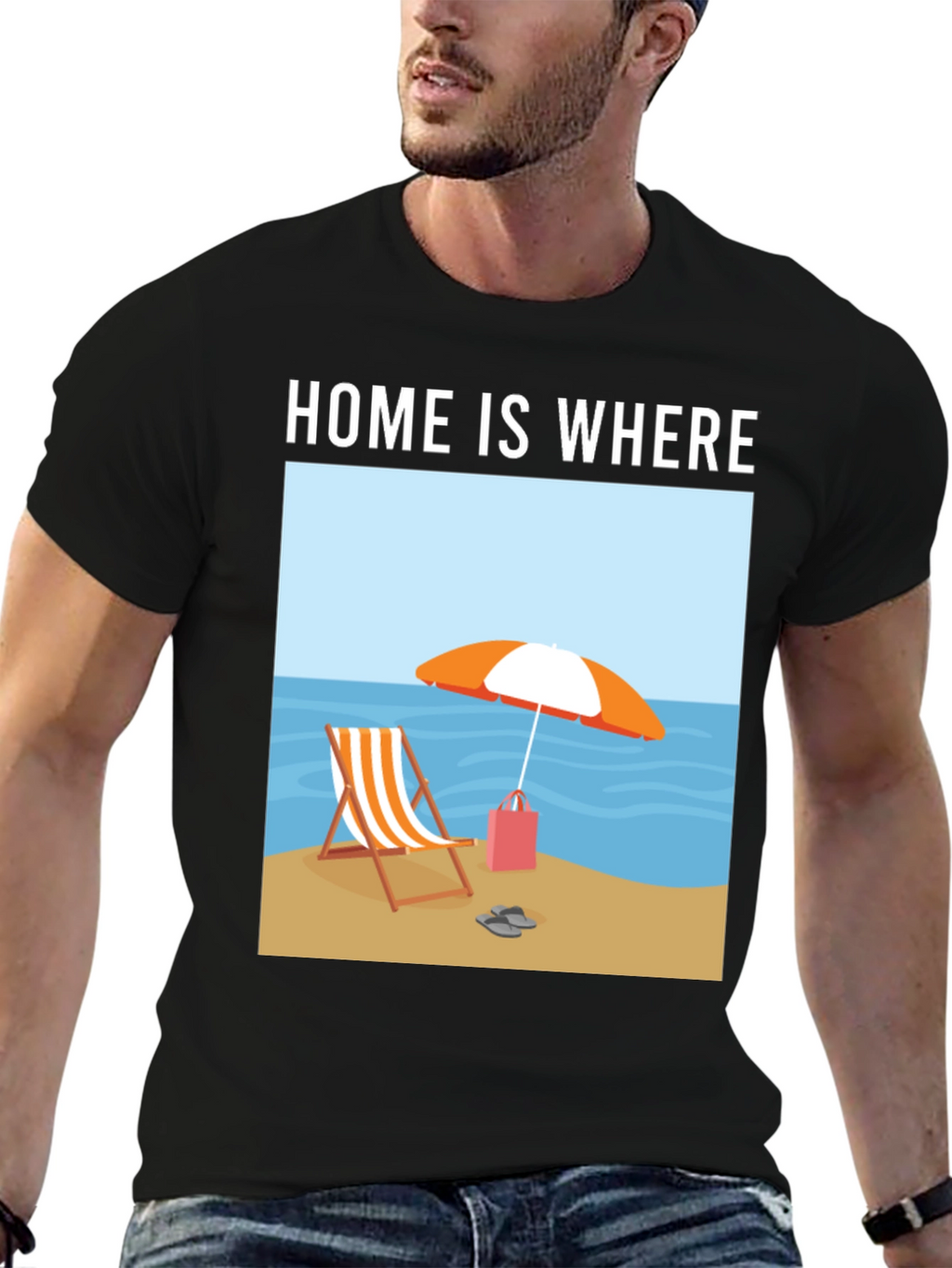 Home is Where the Beach Is T-Shirt