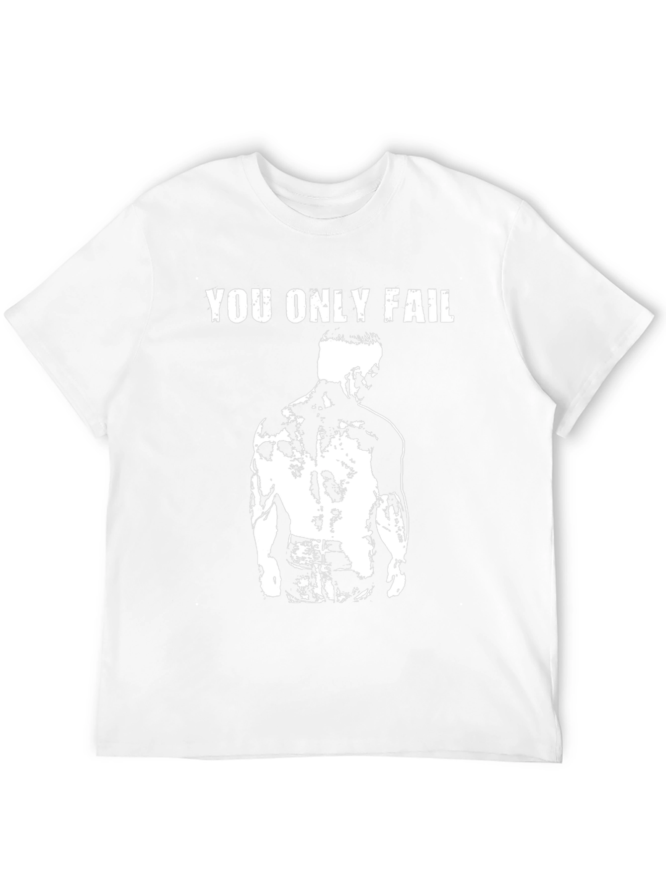 You Only Fail Black Graphic T-Shirt