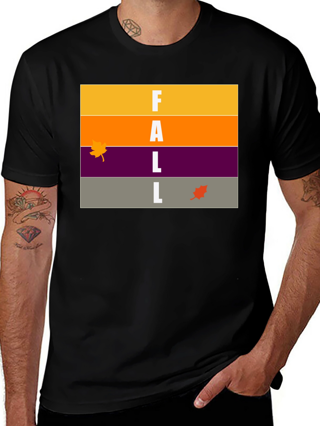 Stylish Fall T-Shirt - Seasonal Graphic Tee
