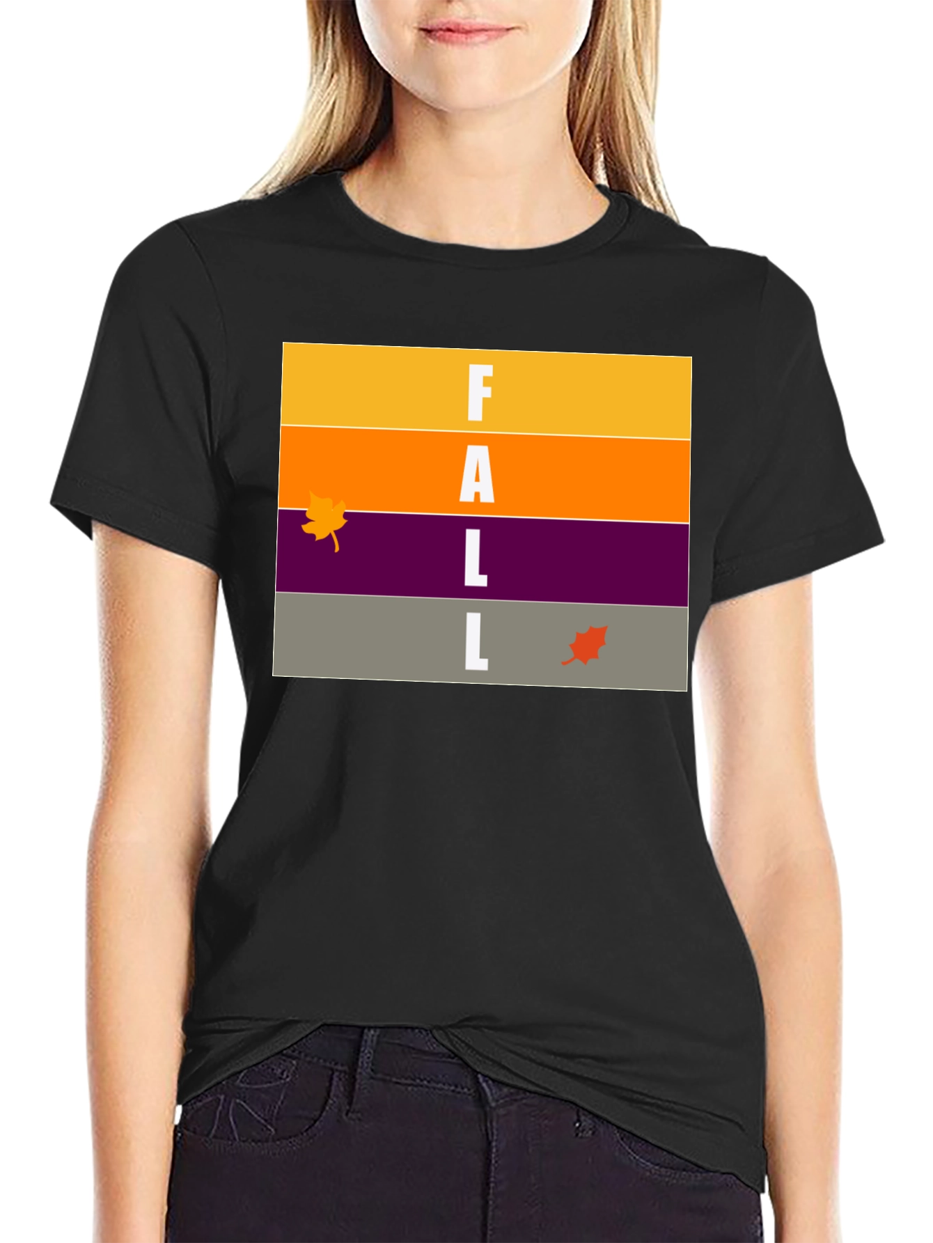 Stylish Fall T-Shirt - Seasonal Graphic Tee