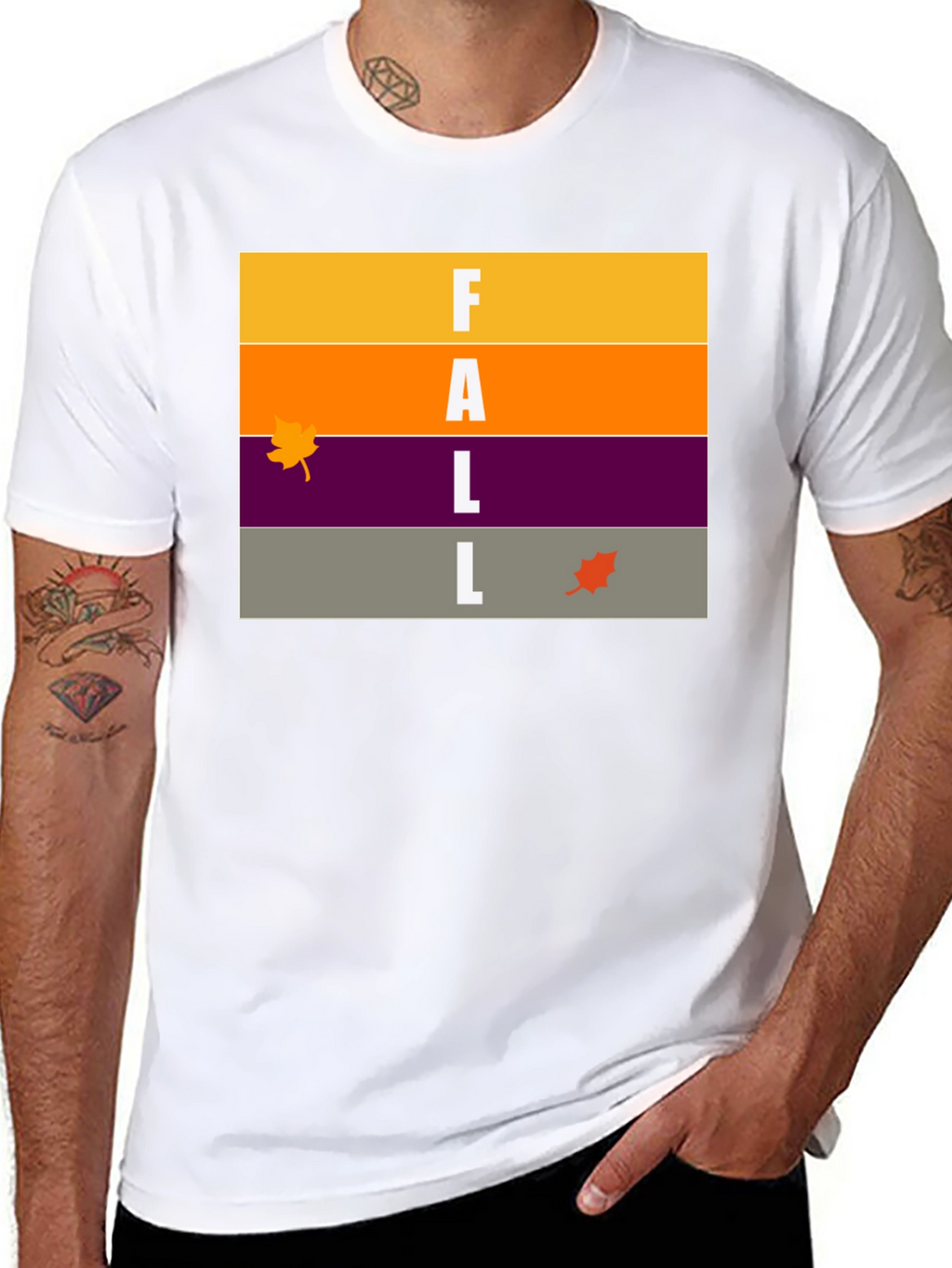 Stylish Fall T-Shirt - Seasonal Graphic Tee