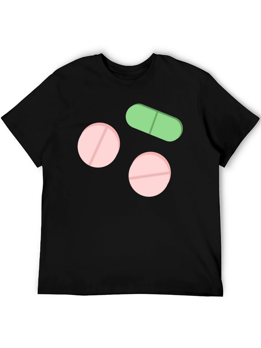 Pills Graphic T-Shirt Black