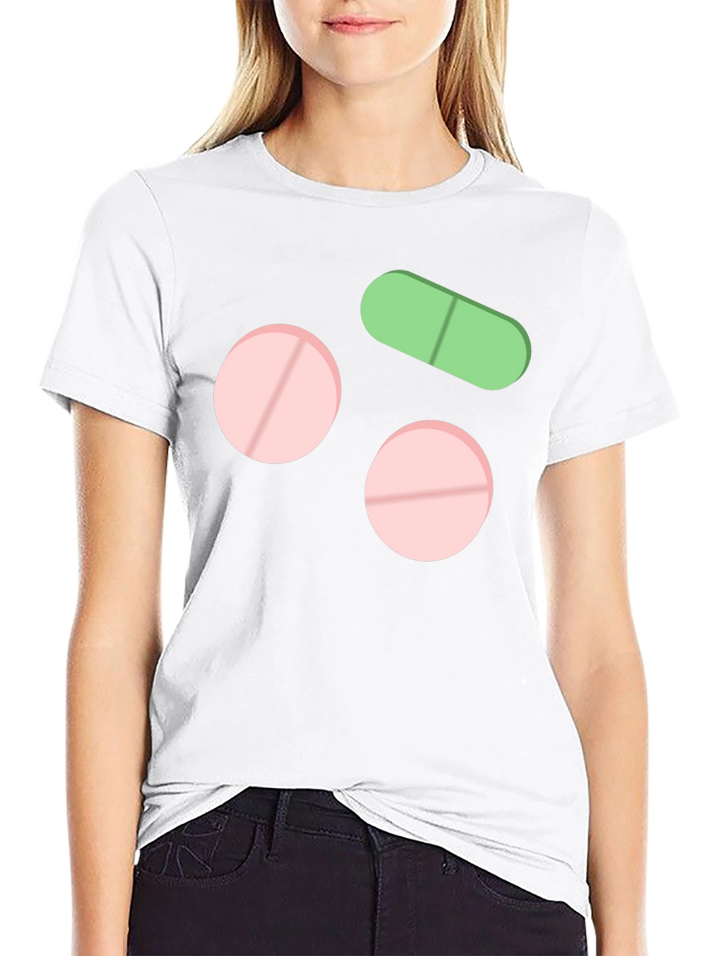 Pills Graphic T-Shirt Black