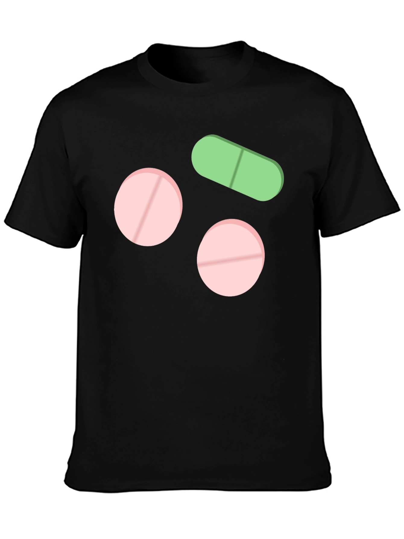 Pills Graphic T-Shirt Black