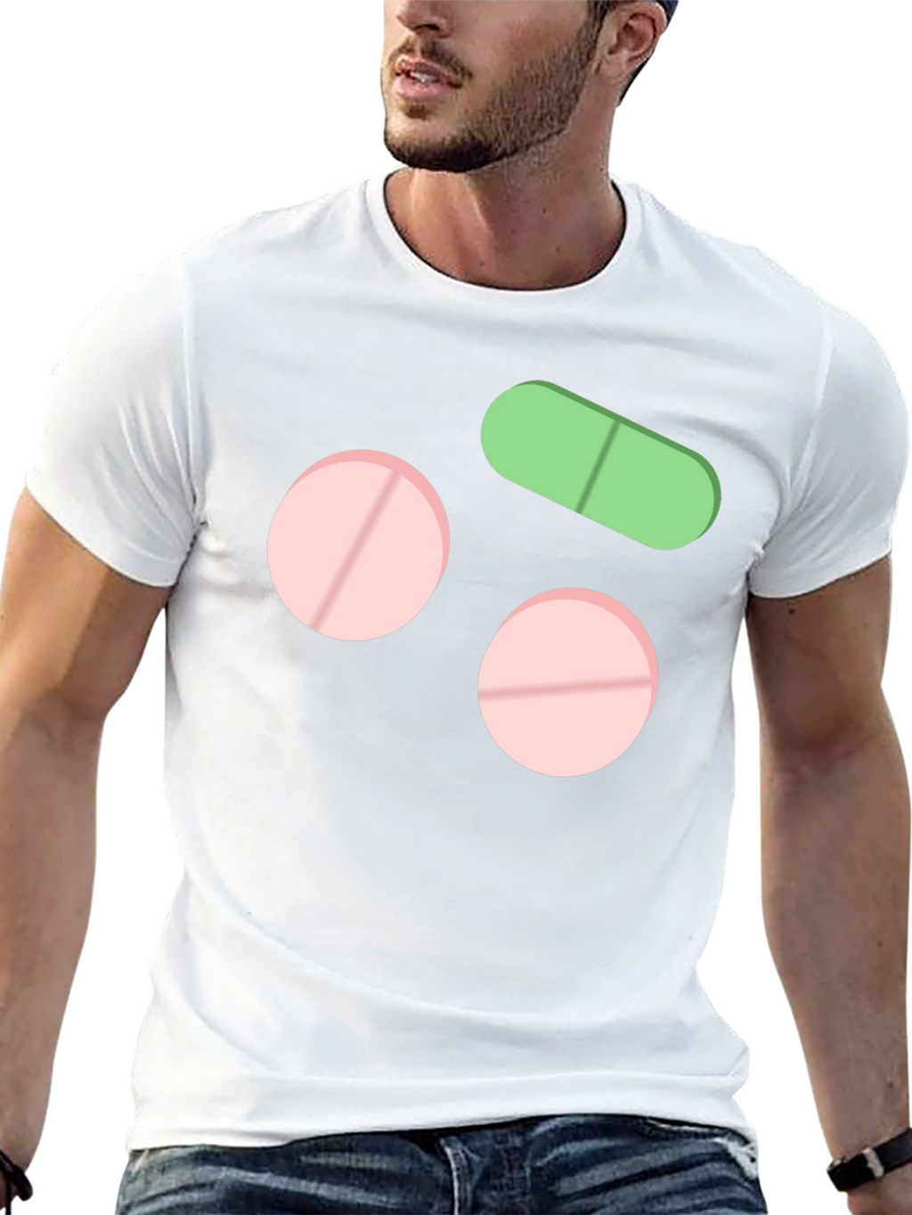 Pills Graphic T-Shirt Black