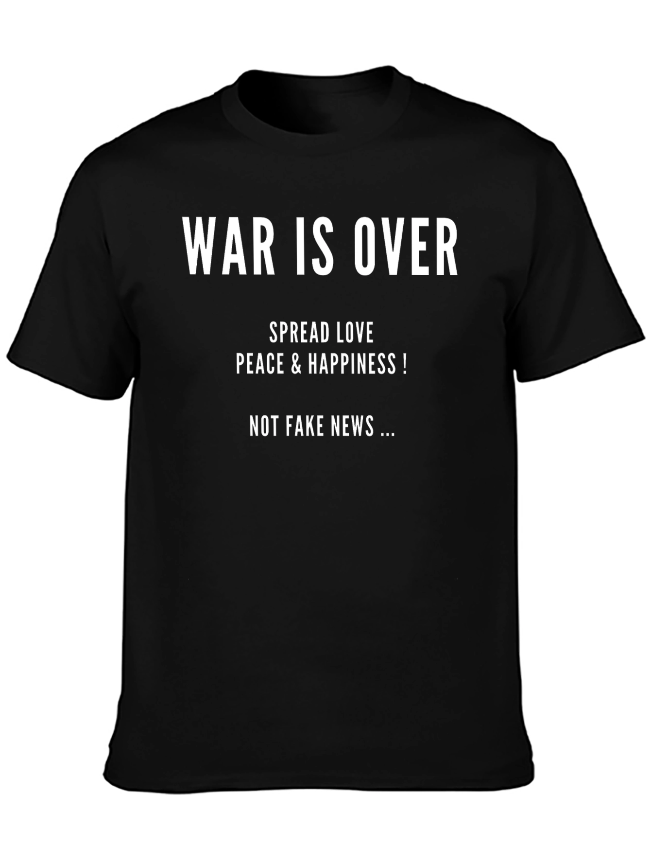 War is Over Peace Love Graphic Tee