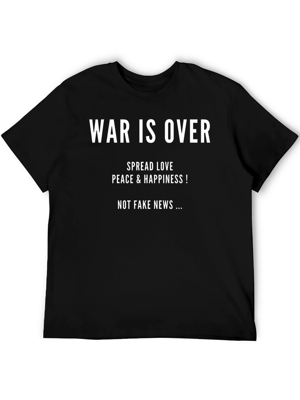 War is Over Peace Love Graphic Tee