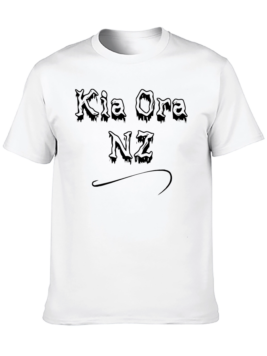 Kia Ora NZ Graphic Tee - Black T-Shirt