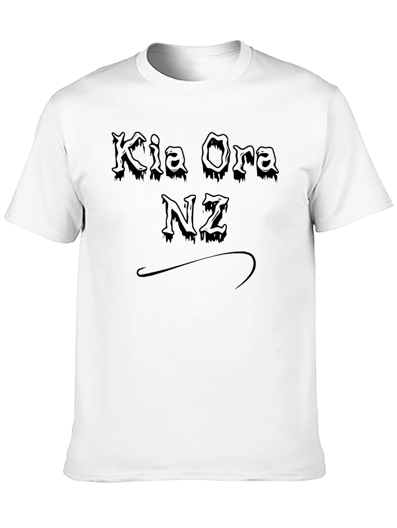 Kia Ora NZ Graphic Tee - Black T-Shirt