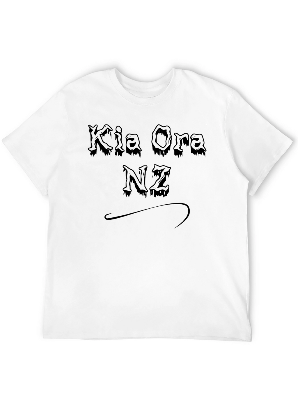 Kia Ora NZ Graphic Tee - Black T-Shirt