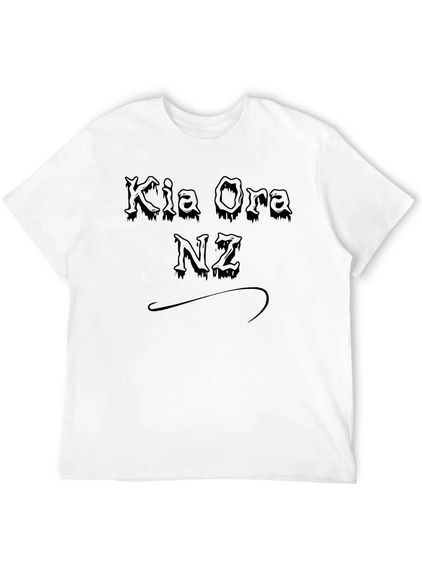 Kia Ora NZ Graphic Tee - Black T-Shirt