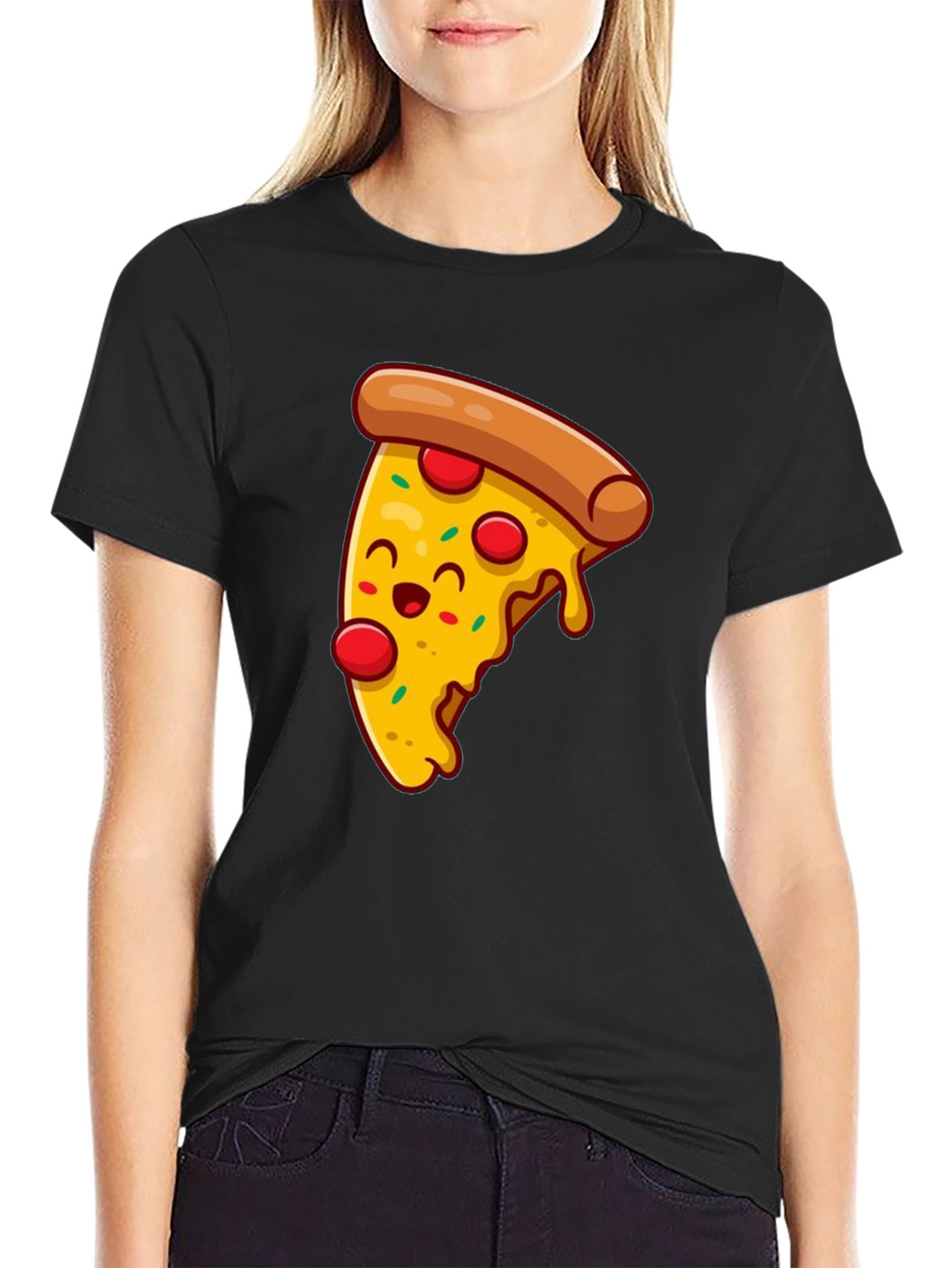 Pizza Slice Graphic T-Shirt - Fun Foodie Tee
