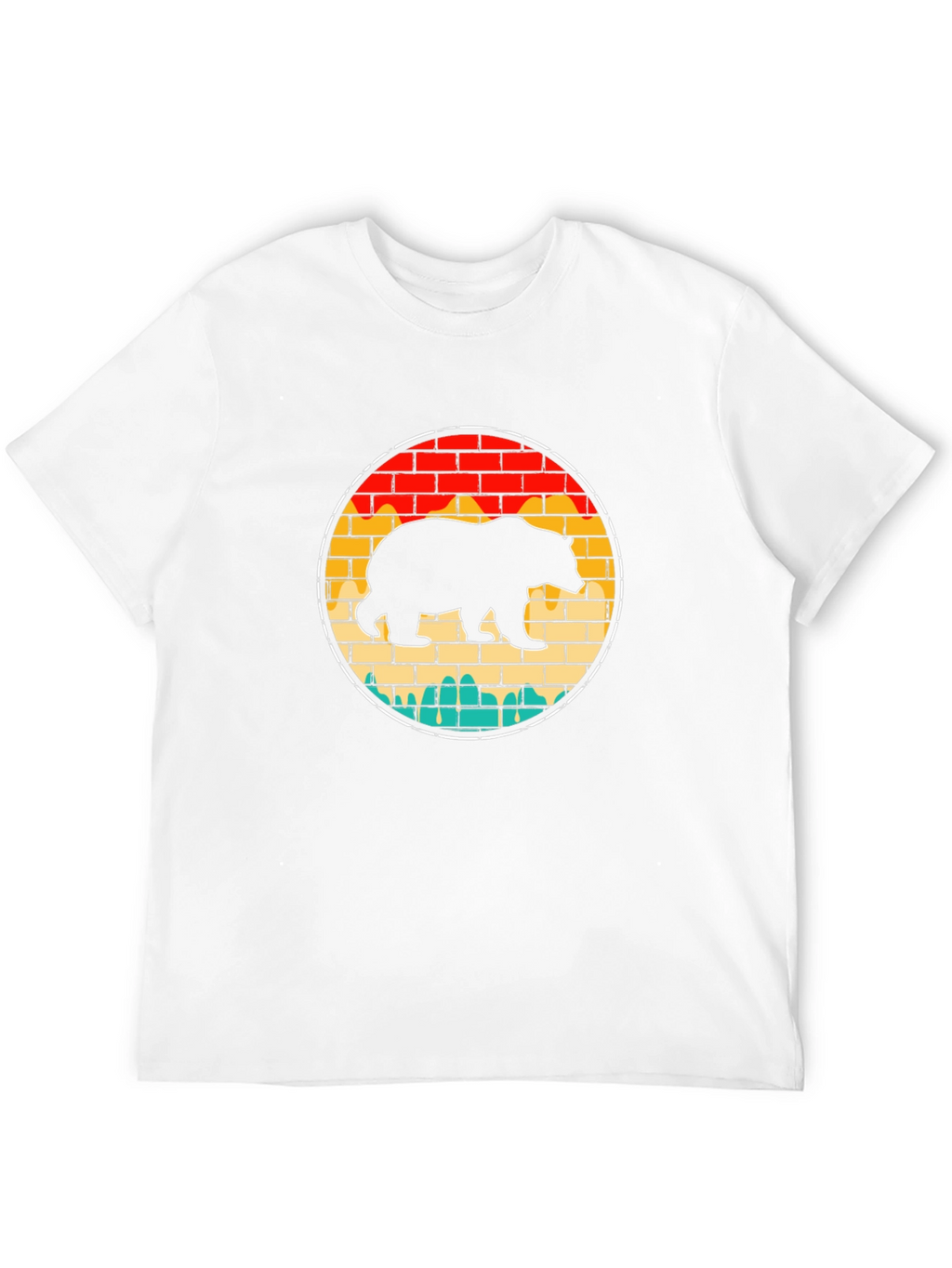 Retro Bear Brick T-Shirt