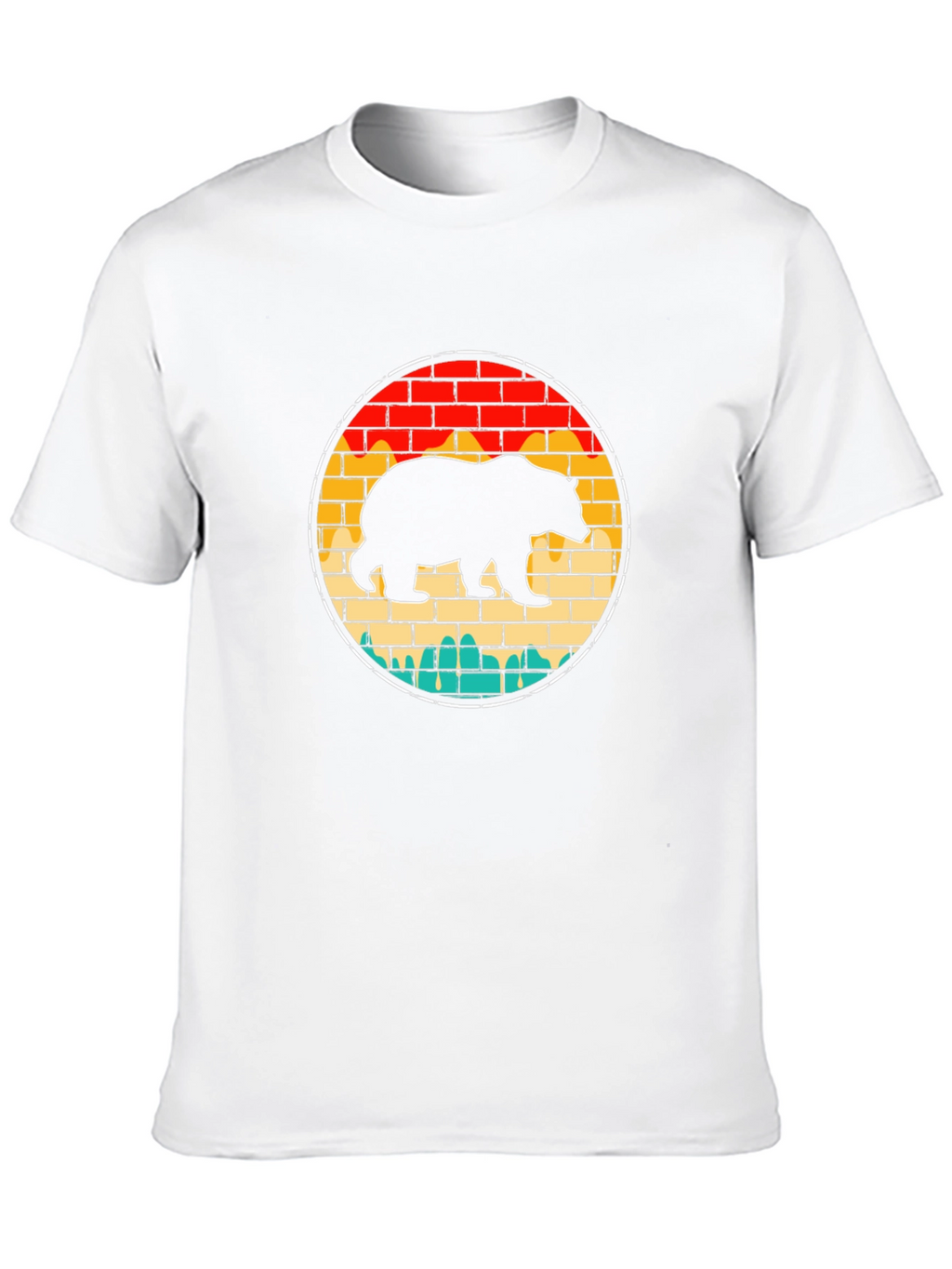 Retro Bear Brick T-Shirt