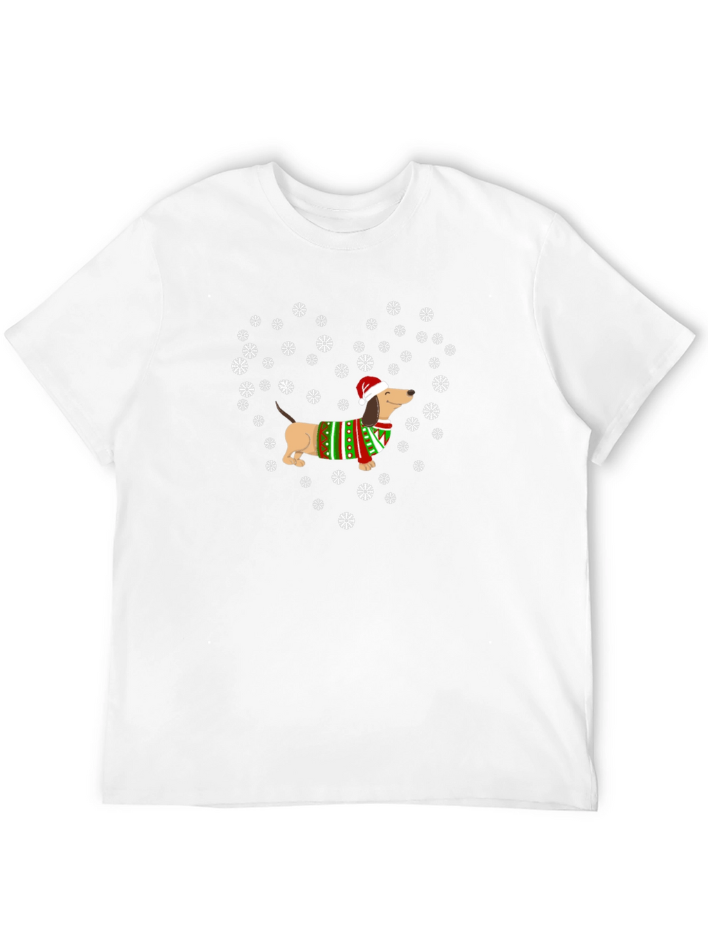 Festive Dachshund Christmas T-Shirt