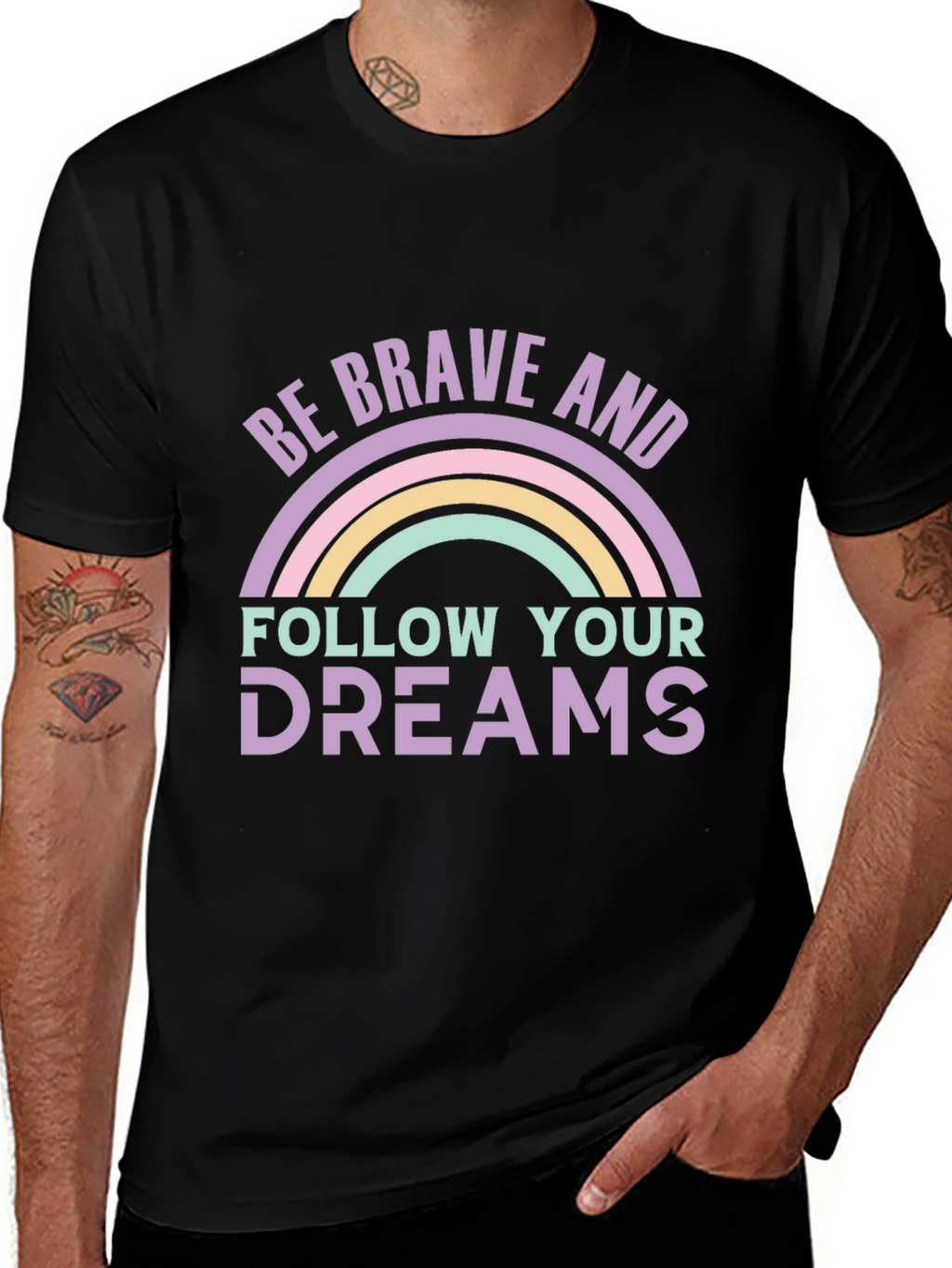 Be Brave and Follow Your Dreams Graphic Tee