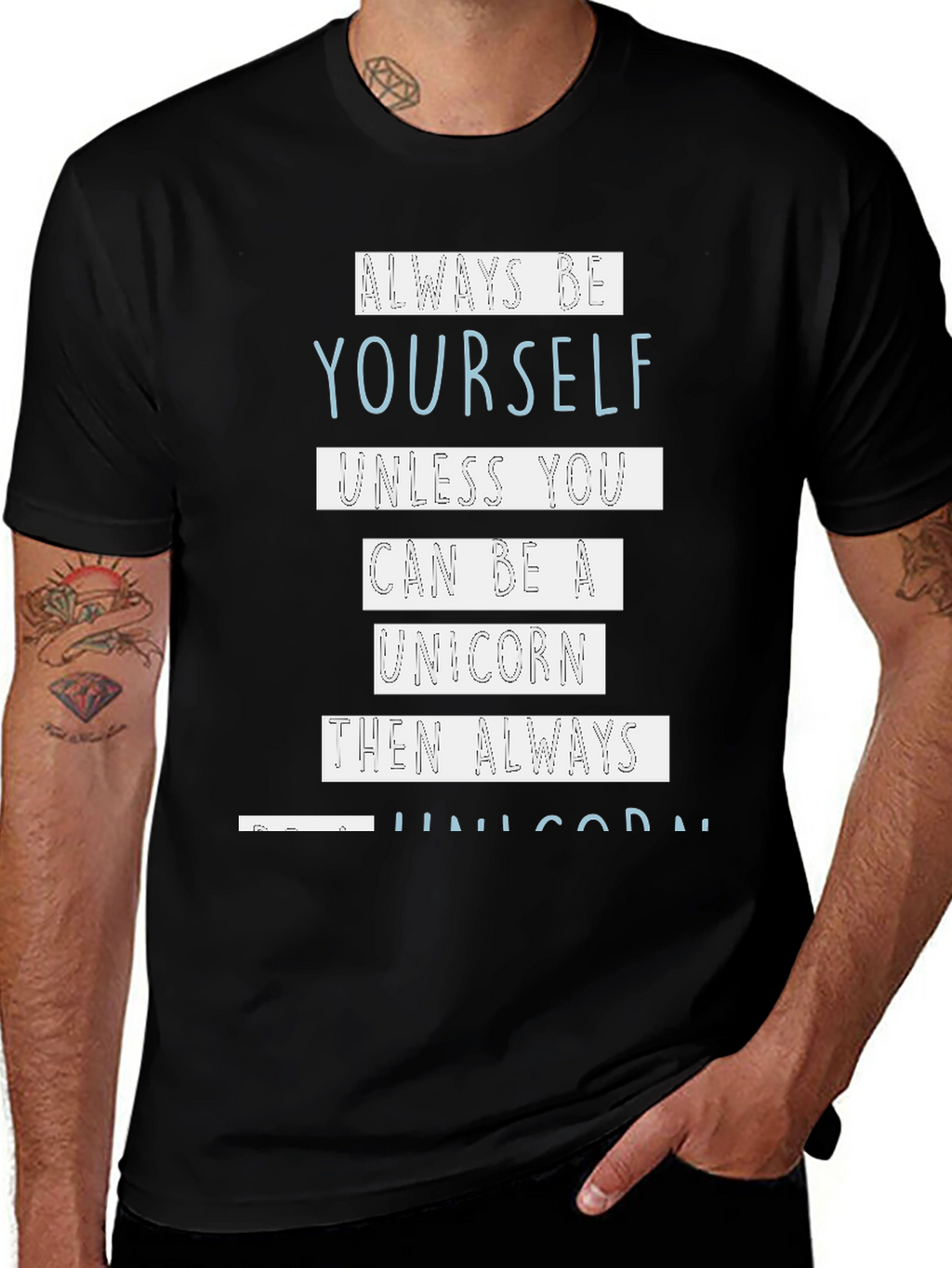Always Be Yourself Unicorn Graphic Tee