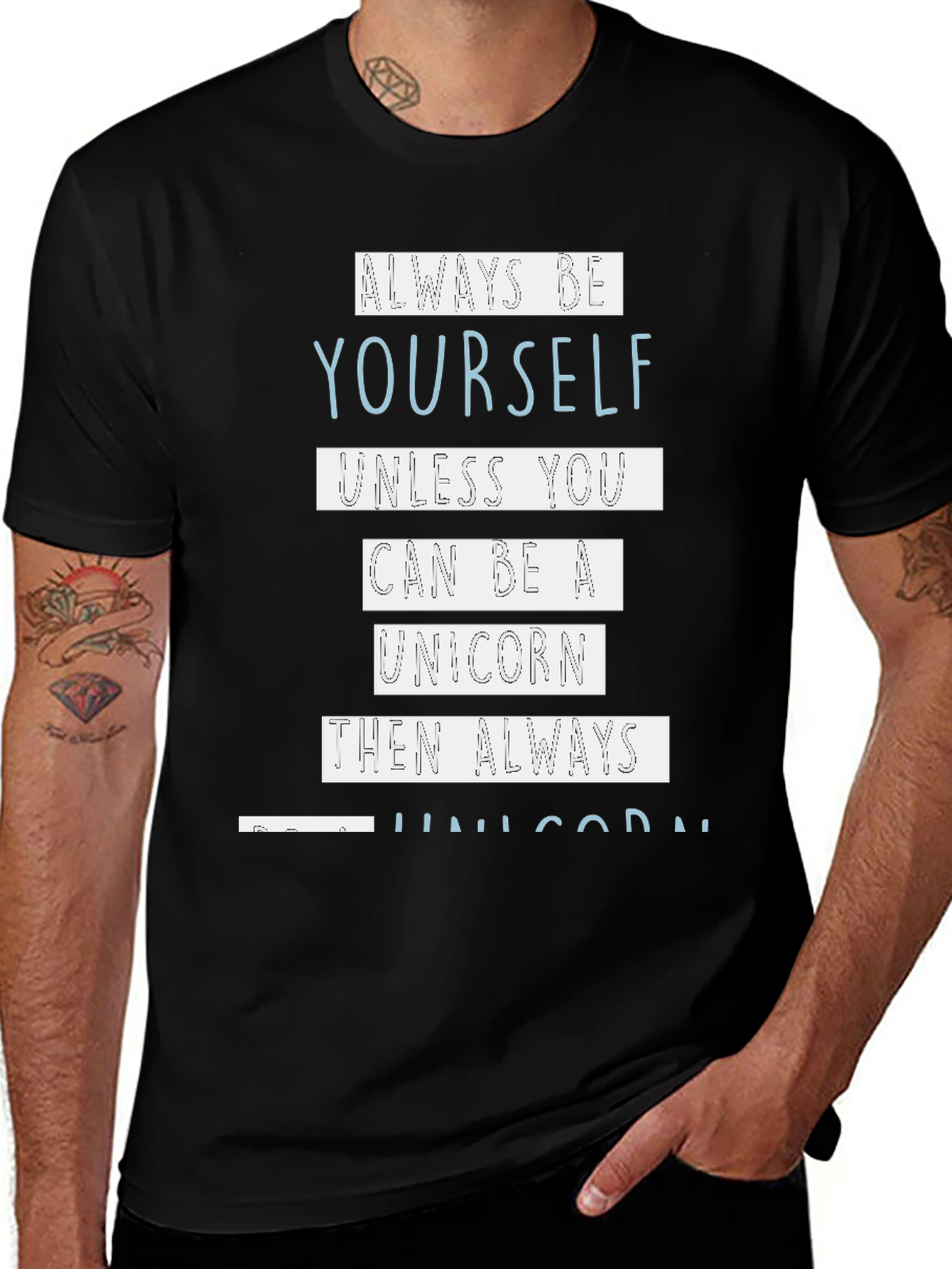 Always Be Yourself Unicorn Graphic Tee